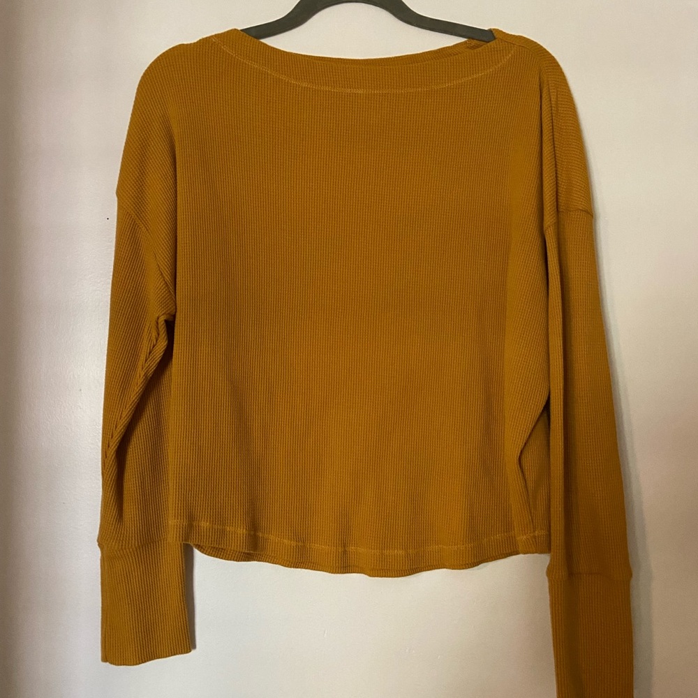 Anthropology waffle shirt